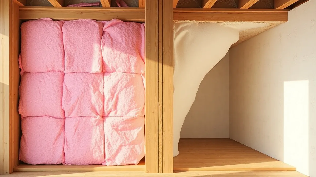 Spray Foam vs. Fiberglass vs. Cellulose: Comparing Insulation R-Value and Performance